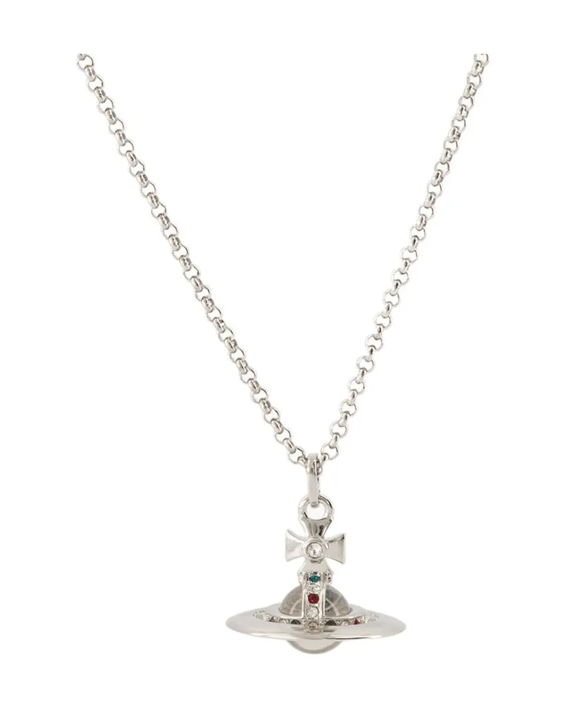 Vivienne Westwood Tiny Orb Necklace — Silver Silver