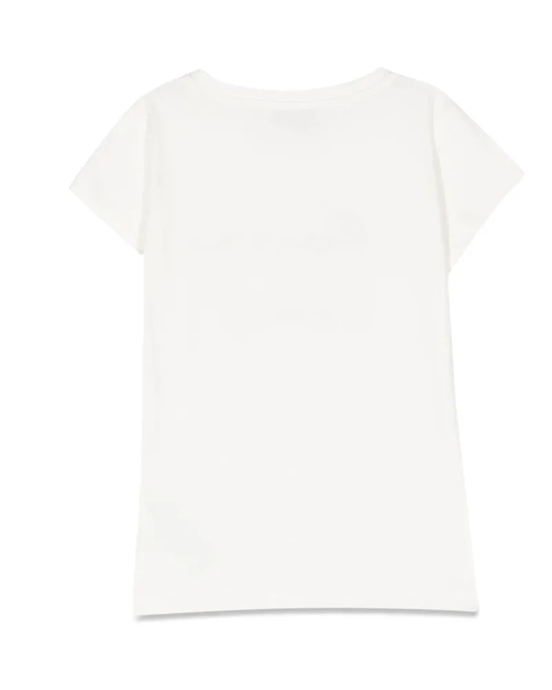 Moschino Logo Cotton T-Shirt — White White