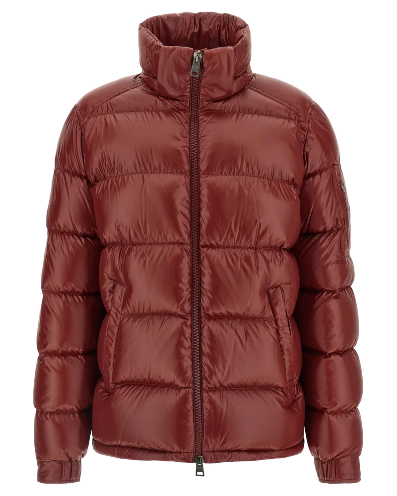 Herno Quilted Polyamide Down Jacket — Red Red