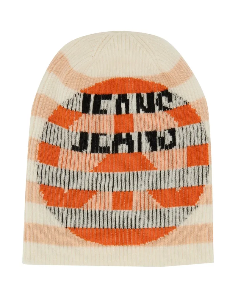 Moschino 36818212_2166 Virgin Wool Logo Beanie — Multicolor Multicolor