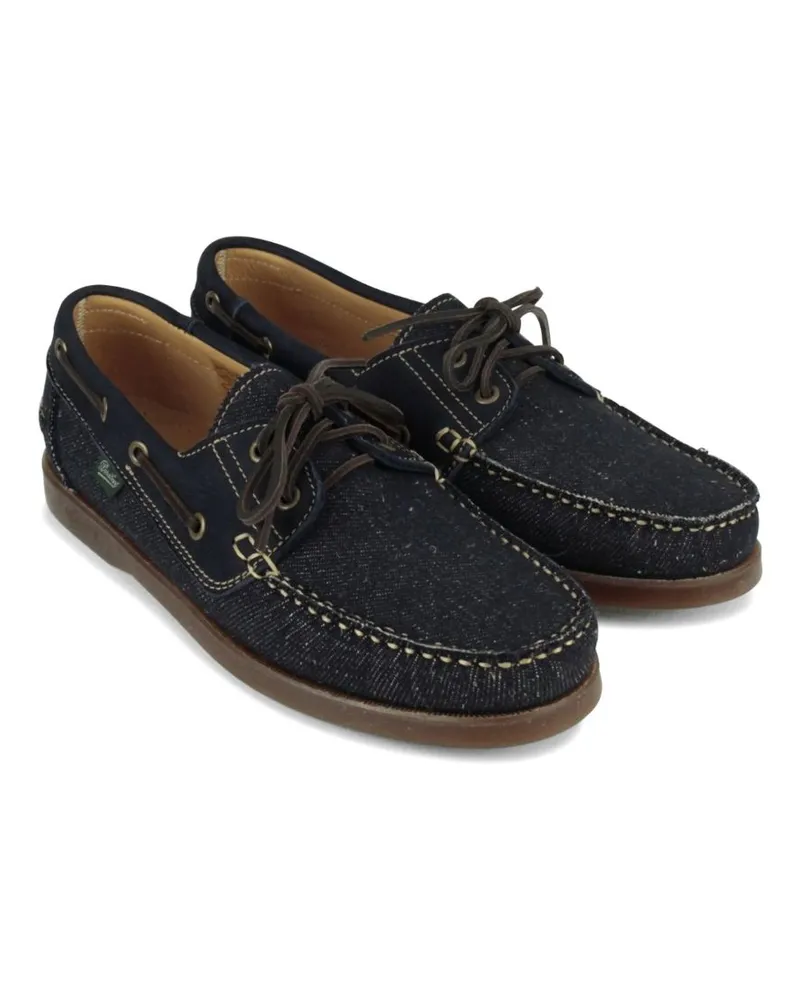 Paraboot Men's Loafers Barth Navy Taurillon Leather Navy