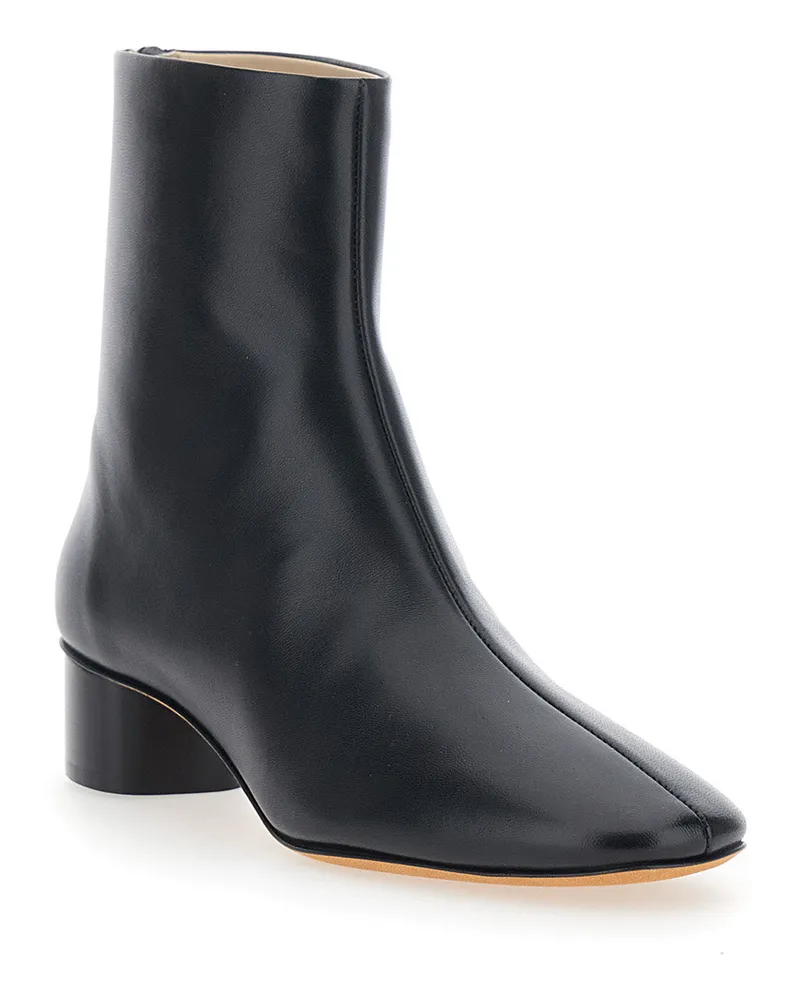 Le Monde Béryl Women's Ankle Boots Carole Black Leather Lamb Black