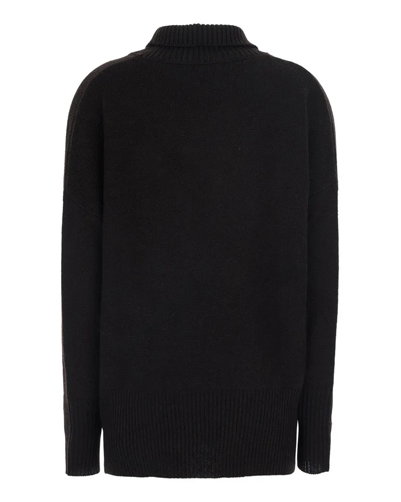 Lisa Yang Women's Sweater Heidi Brown Cashmere Knitted Tops Top Brown