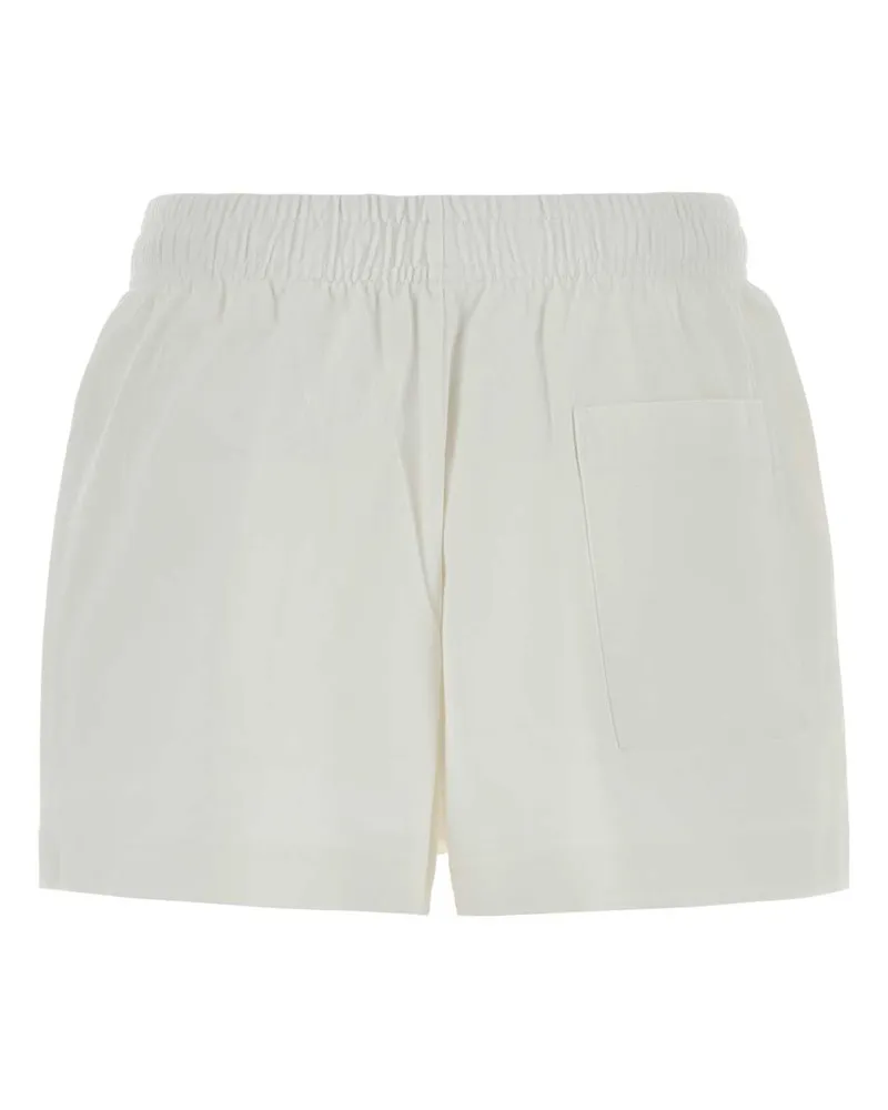 SPORTY & RICH Women's White Cotton Shorts Exterior White