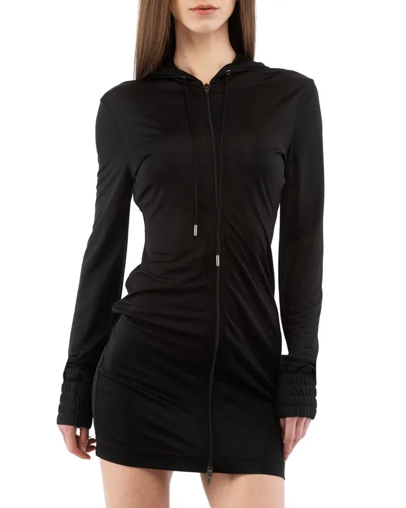 Moschino Women's Black Viscose Casual Dress Black