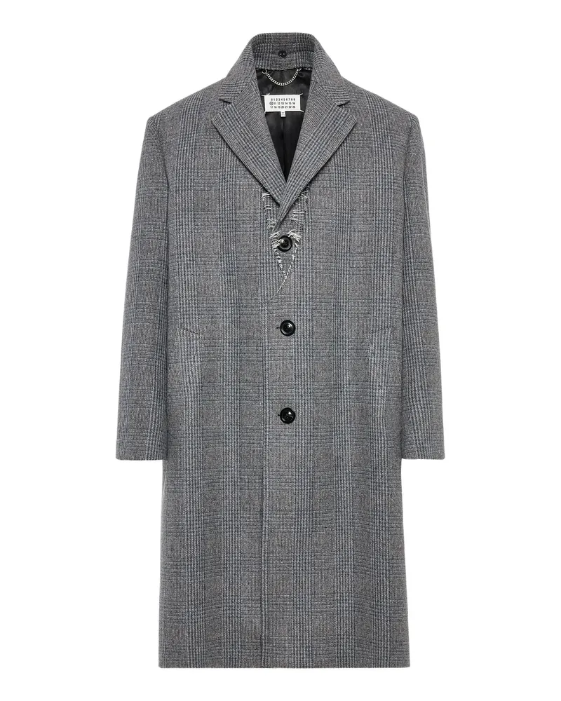 Maison Margiela Foldable Collar Coat — Gray Gray
