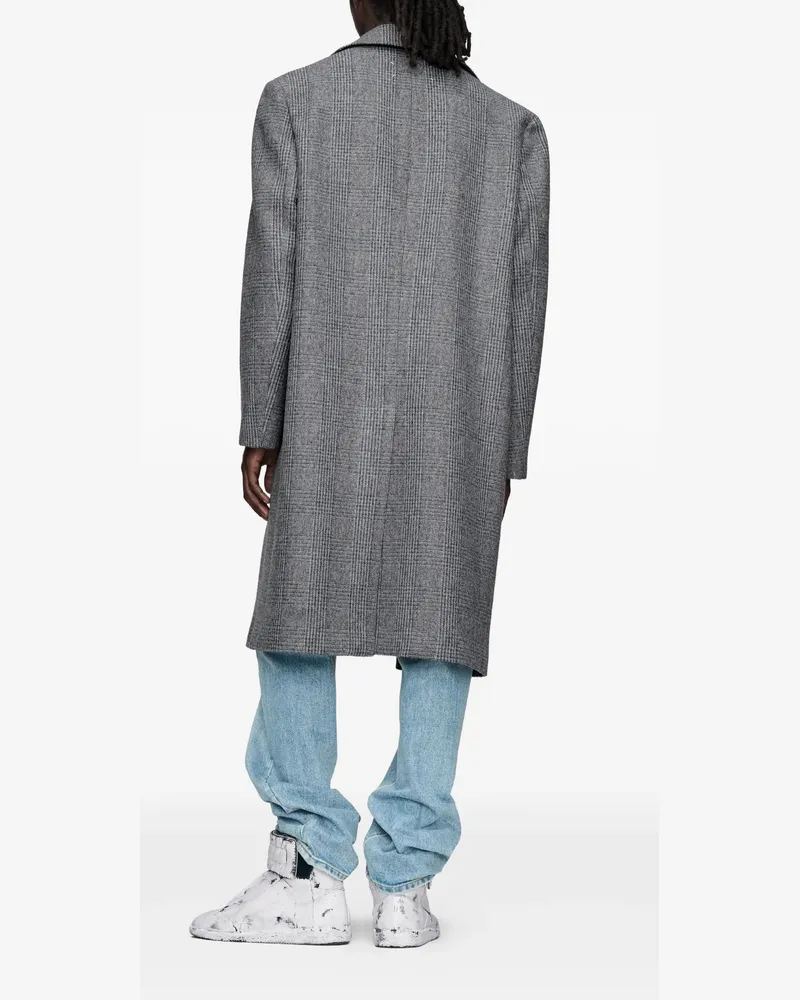 Maison Margiela Foldable Collar Coat — Gray Gray