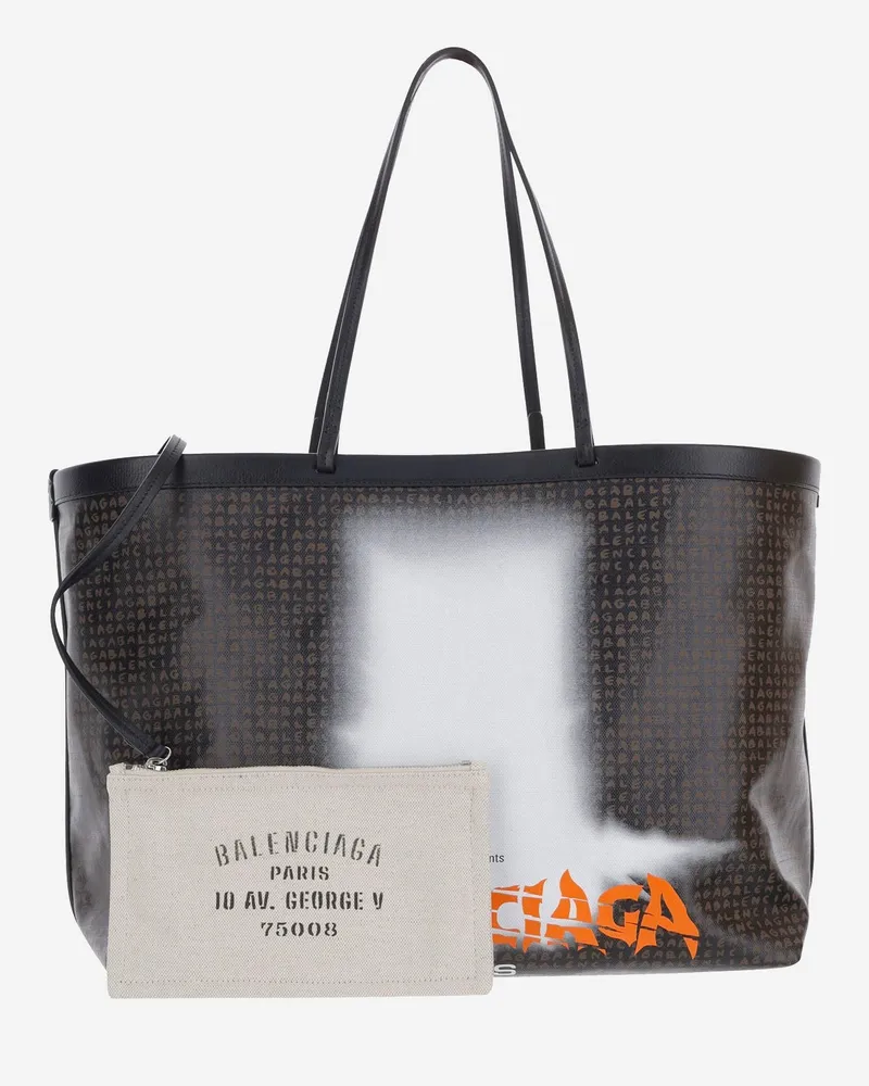 Balenciaga The Door Tote Bag — Black Black