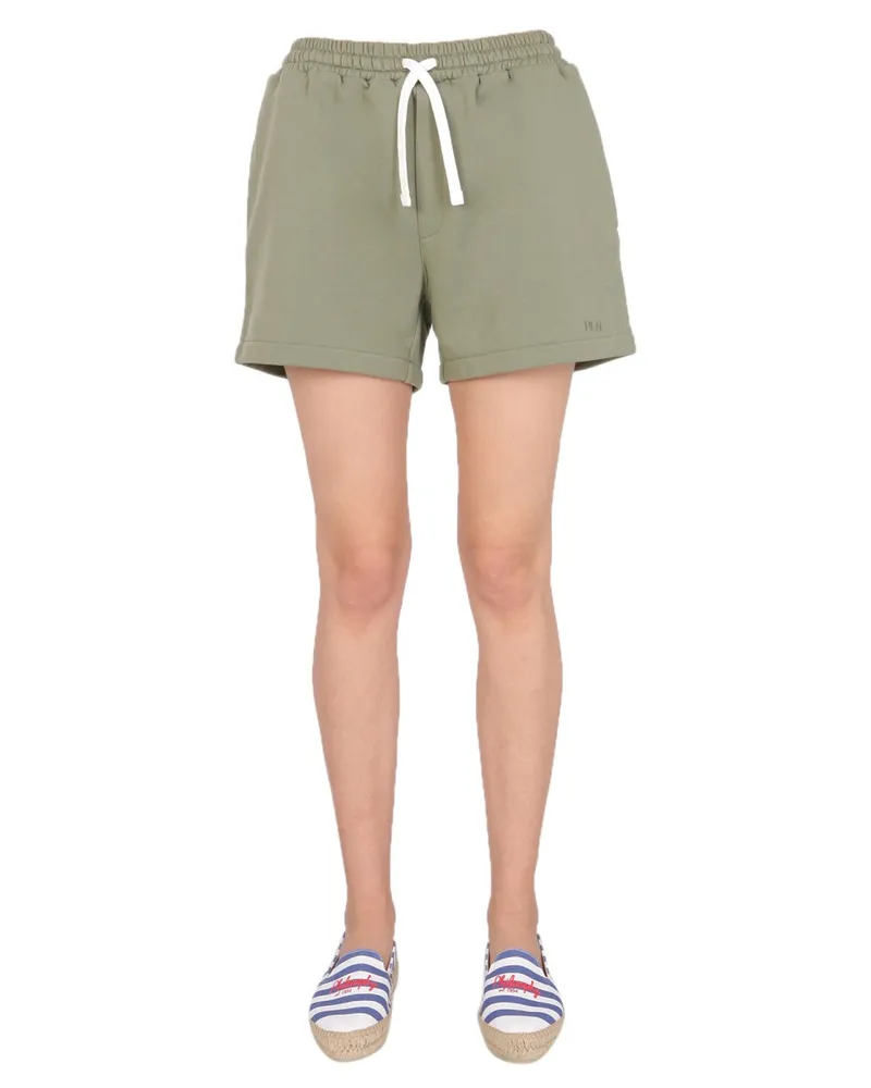 Philosophy Di Lorenzo Serafini Jogger Shorts — Green Green