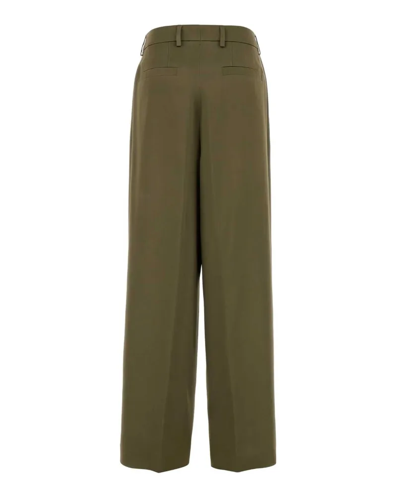 Dries van Noten 2520109462070 606 Khaki Exterior: Acetate Viscose Pantaloni Trousers Khaki