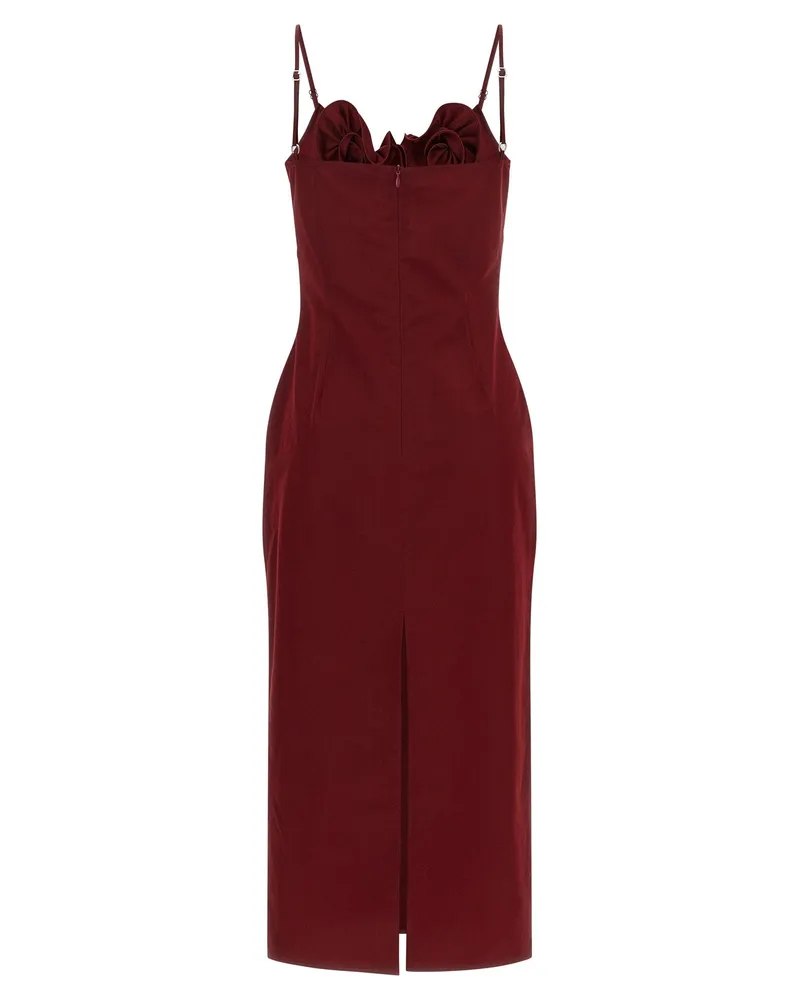 Magda Butrym Dress — Burgundy Burgundy