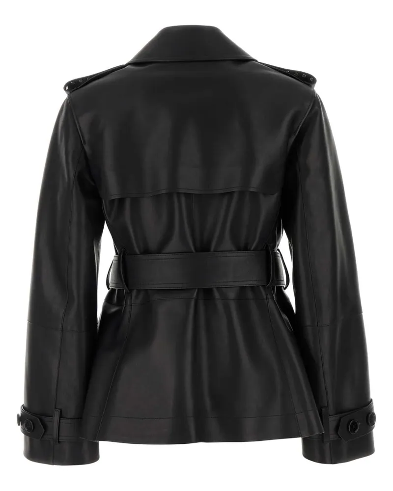 Burberry 8099330 A1189 Black Exterior: Calf Giacche Pelle Jacket Black