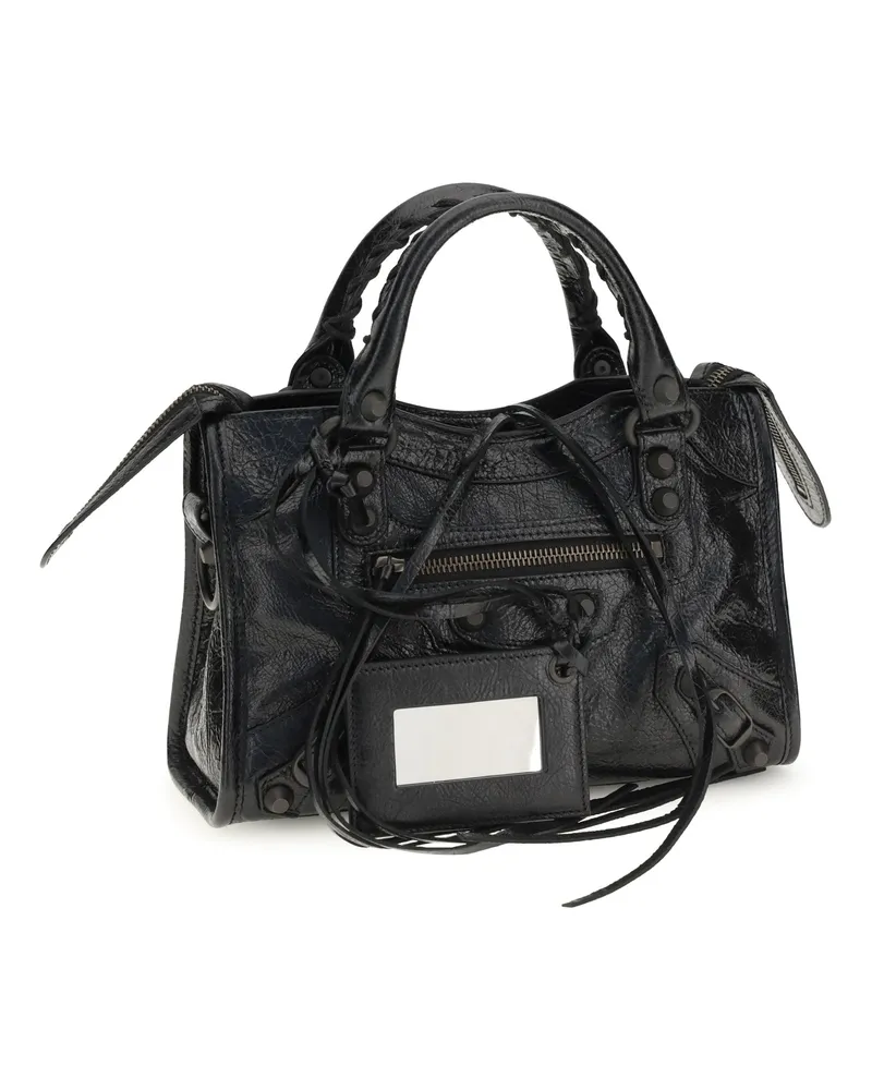 Balenciaga Women's Le City Mini Bag Black Lamb Shoulder Black