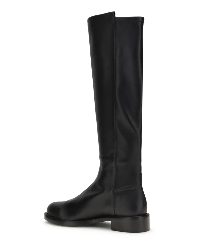 Stuart Weitzman Women's High Boots Gisele Black Calf Leather Black