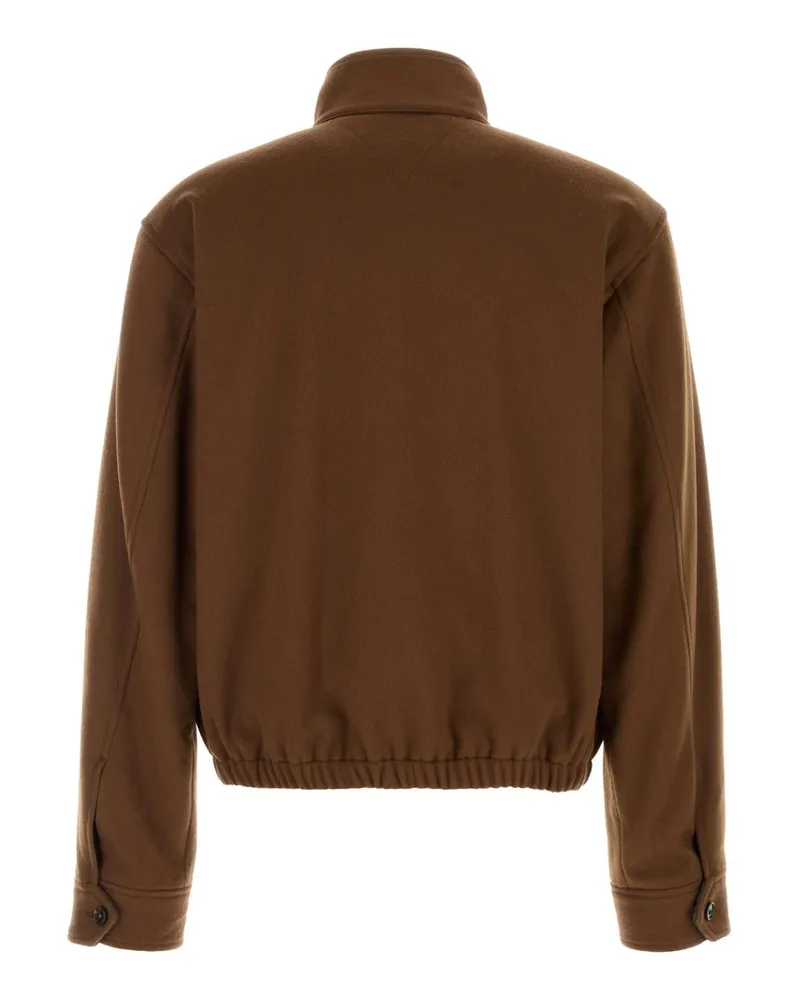 Bottega Veneta Wool Cashmere Jacket — Brown Brown