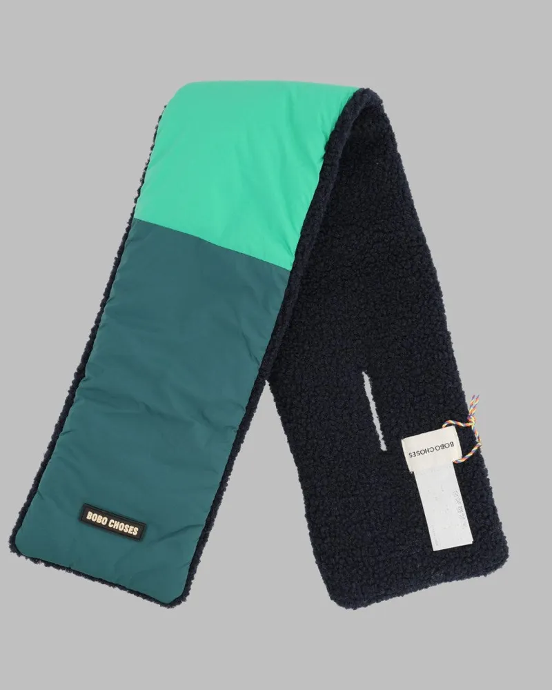 BOBO CHOSES Colour-Block Sheepskin Mittens — Purple Purple