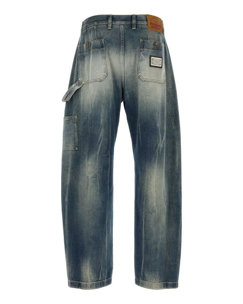 Dolce & Gabbana Men's Denim Jeans Varianteabbinata Exterior: Cotton Blue