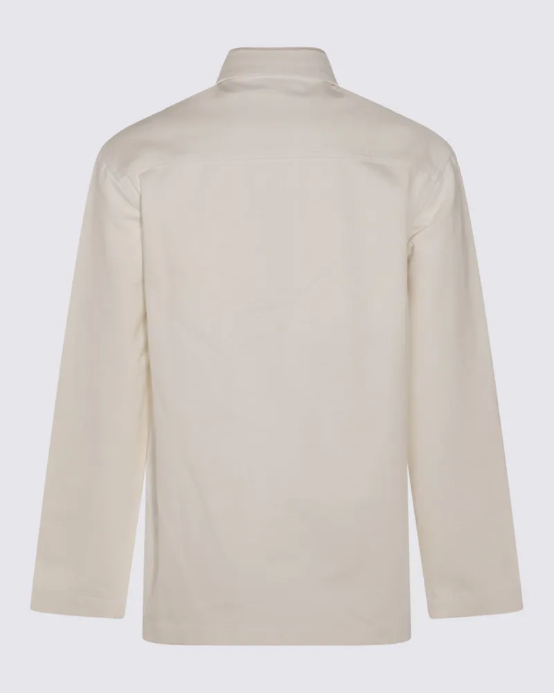 Jil Sander Men's Jackets Porcelain _co Beige
