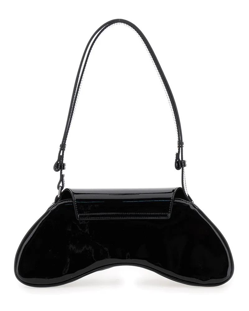 Diesel Women's Shoulder Bag Play Black Polyurethane Black