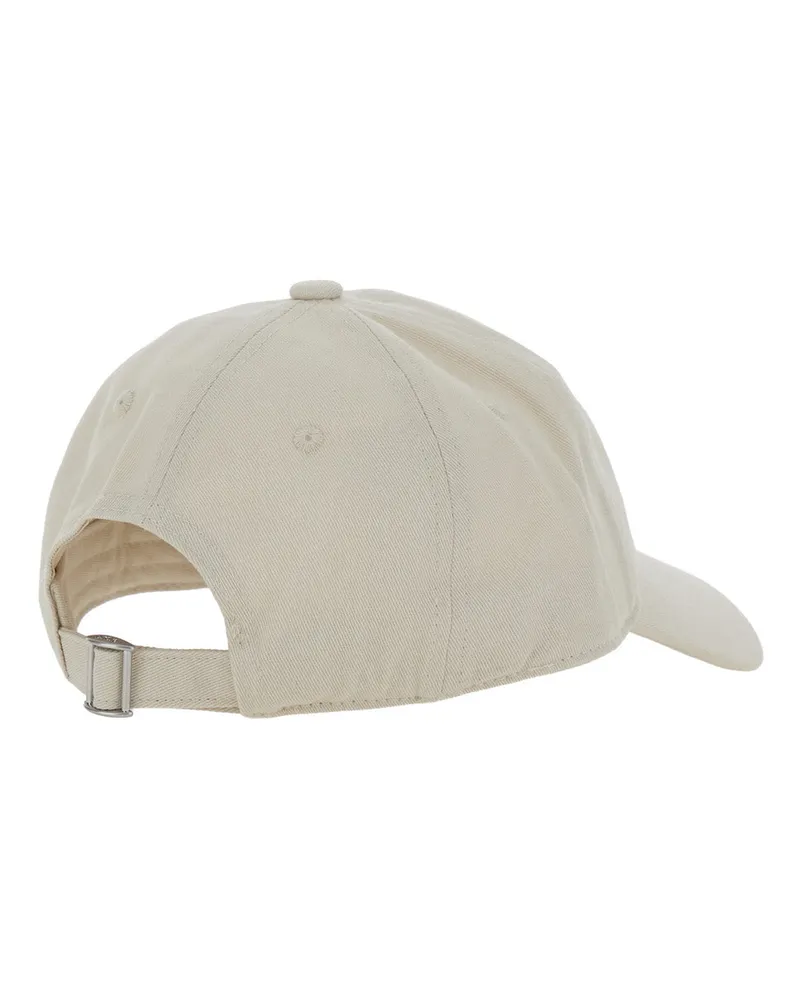 Drôle de Monsieur LCP207CO138 Logo Text Cotton Baseball Cap — Beige Beige