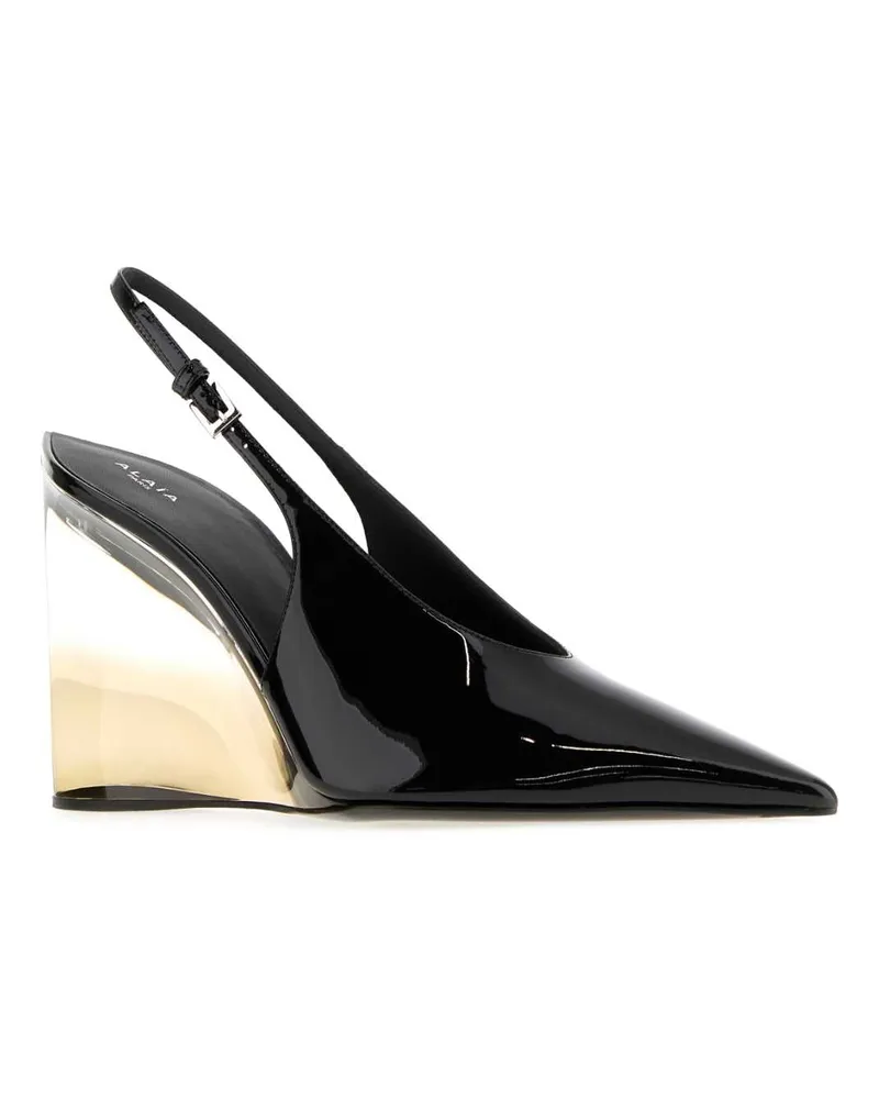 Alaïa Women's Black Leather Pumps Noir Scarpe Con Tacco High Heel Shoes Black