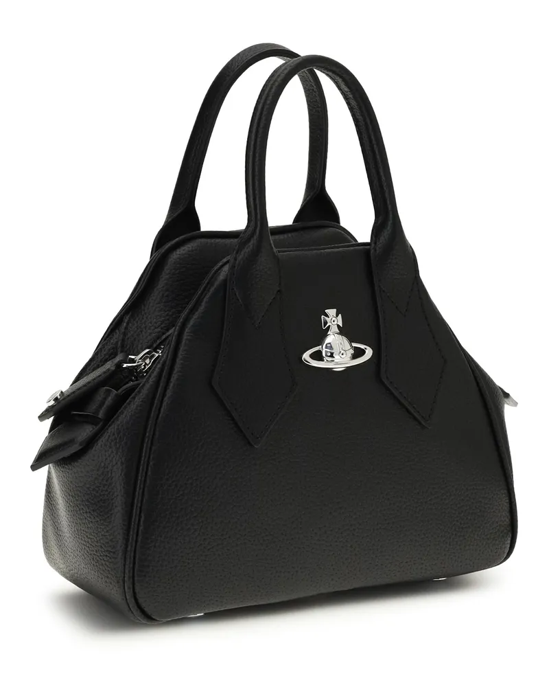 Vivienne Westwood Women's Small Yasmine Handbag Black Thermoplastic Polyurethane Handbags Hand Bags Black