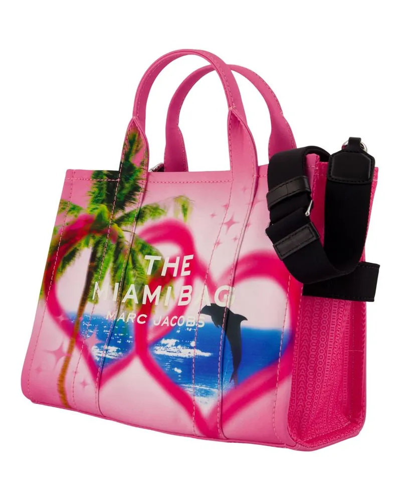 Marc Jacobs Women's The Medium Tote -  Cotton Pink Bags Totes-Shopping-Bags Pink