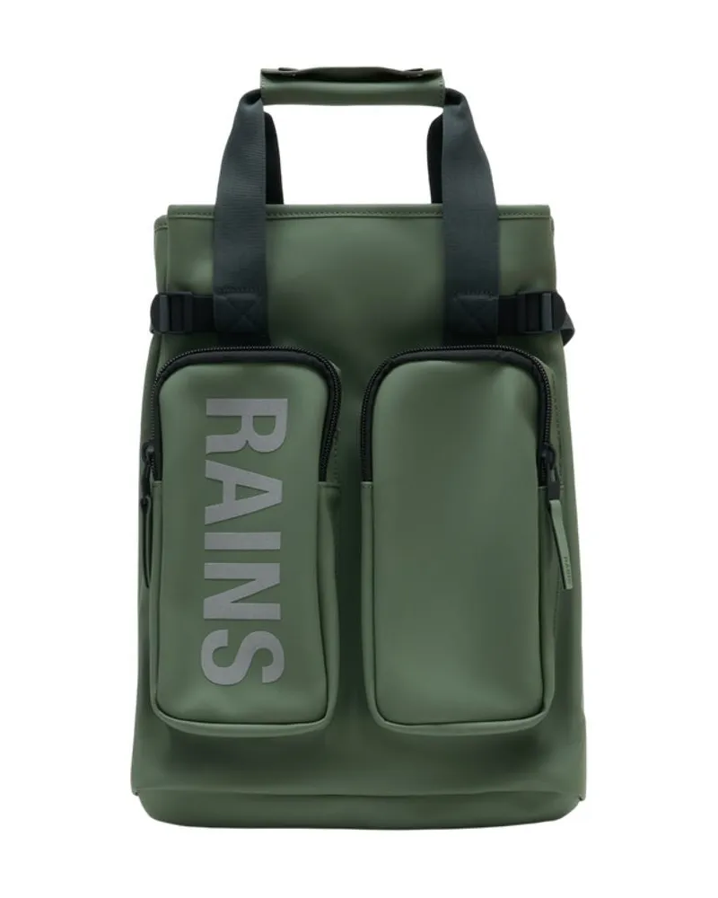 RAINS Unisex Texel W3 Backpack -  Synthetic Green Bags Backpacks Green