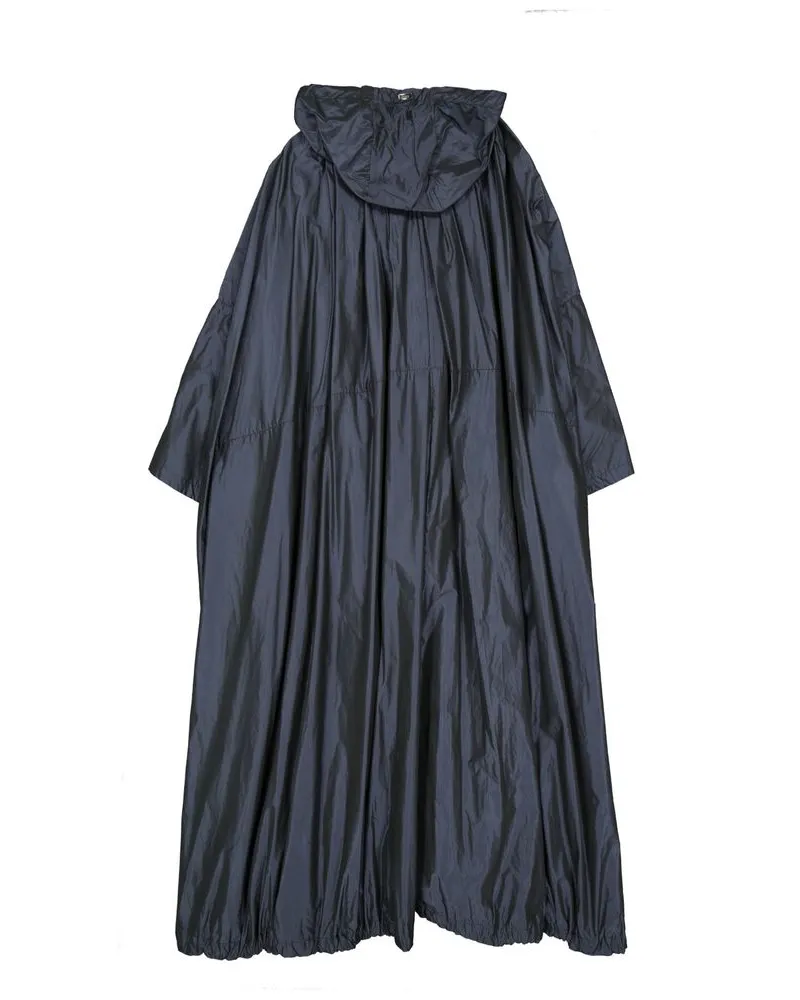 Herno Women's Blue Polyester Coat Clothing Navy