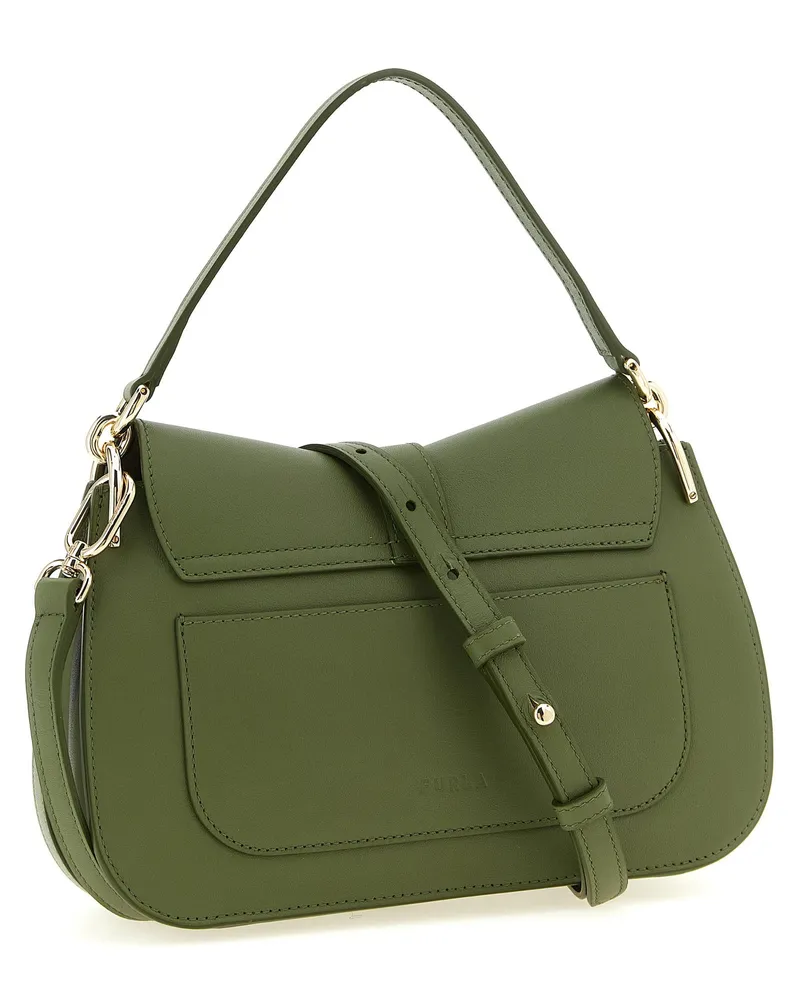 Furla Flow M Shoulder Bag — Sage Green Sage