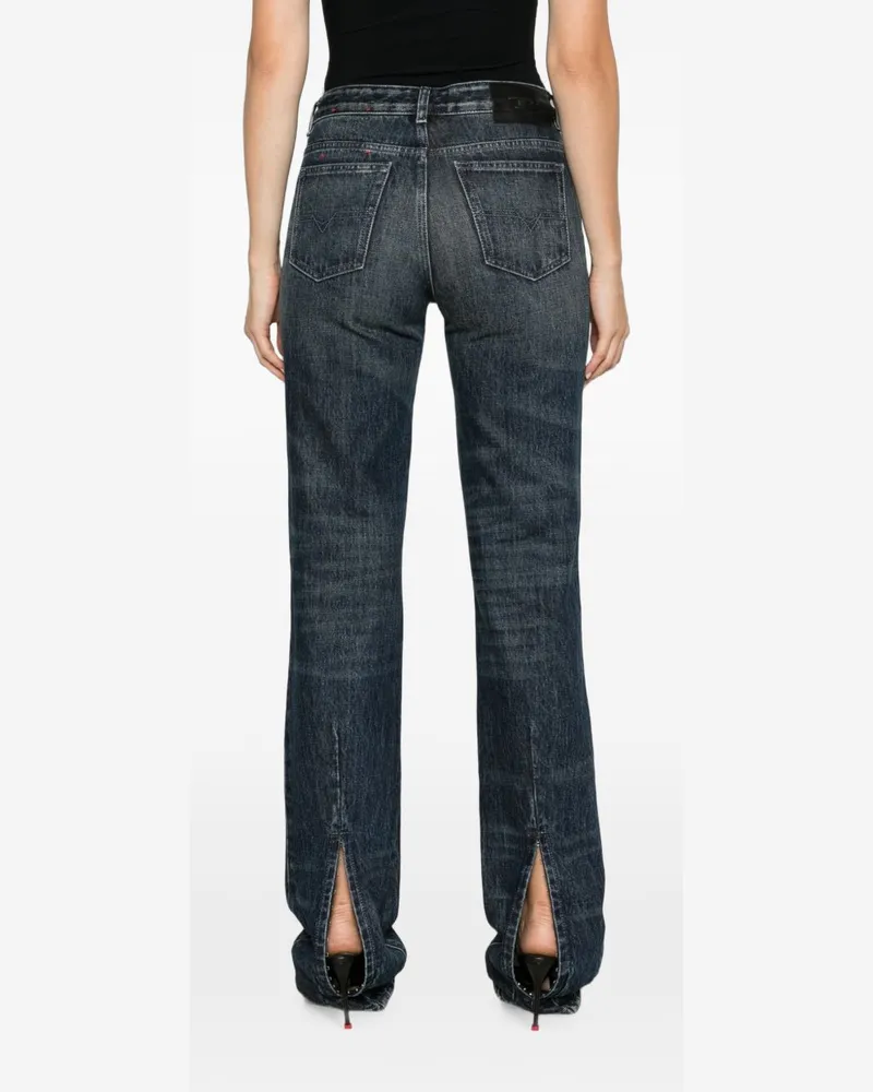 Diesel Faded Denim Jeans — Navy Navy