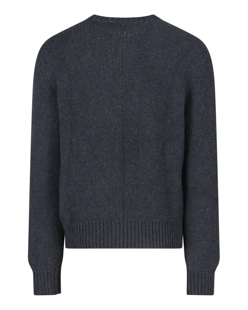 Burberry Men Sweaters Grey Cashmere Gray