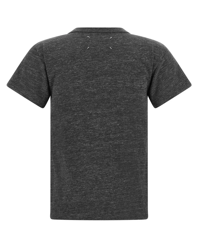 Maison Margiela Graphic Bird Print T-shirt — Charcoal Charcoal