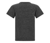 Graphic Bird Print T-shirt — Charcoal
