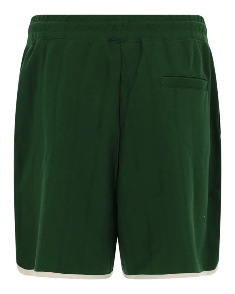 Drôle de Monsieur Polyester-Cotton Blend Shorts — Green 