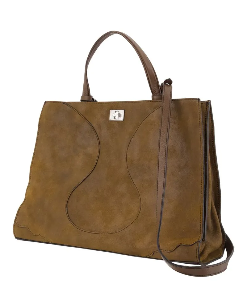 Zadig & Voltaire Women's Jack Waxy Bag -  Leather Brown Cowhide Handbags-Purses Brown