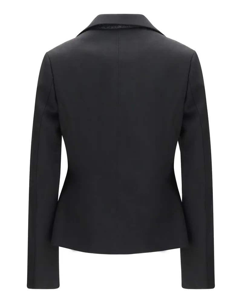 Alaïa Merino Wool Blazer — Black Black