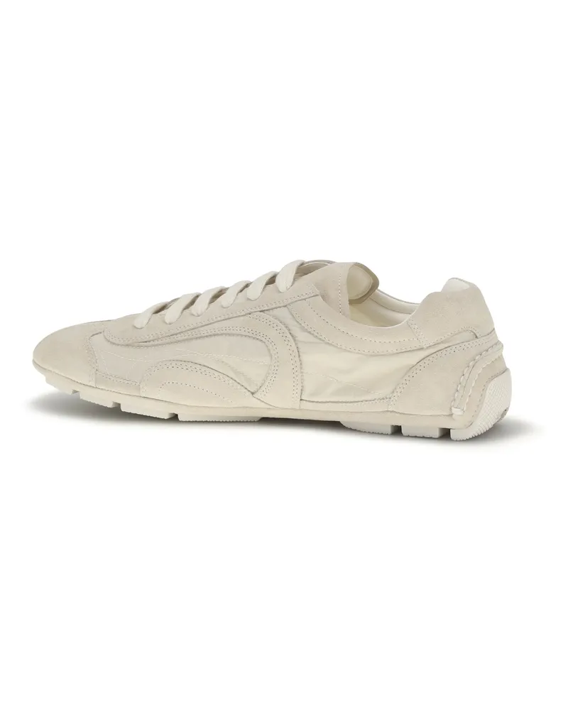 Prada Men's Sneakers Montecarlo Re-Edition Ivory Trainers Ivory