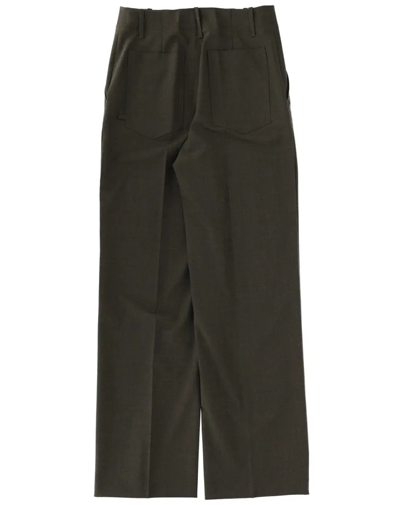 Circus Hotel Virgin Wool Trousers — Green Green