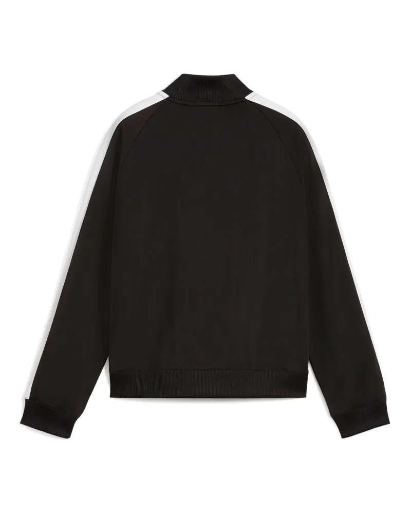 Puma Kids Sweatshirt With Zip Closure Black Recycled Polyester Hoods & Sweatshirts Black