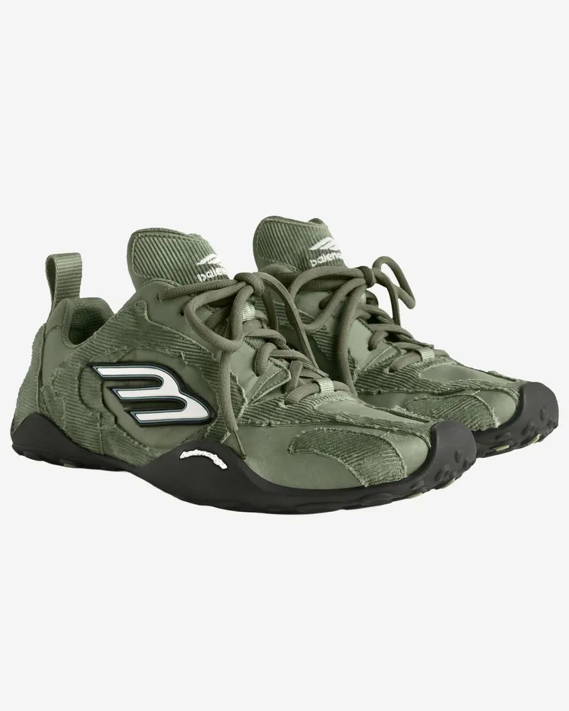 Balenciaga Men's Ultra Sneakers Green Upper: Cotton Trainers Green