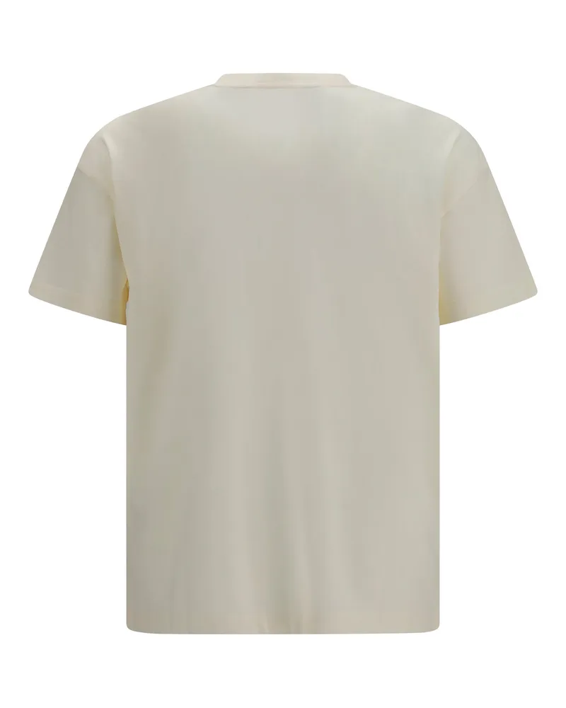 Palm Angels Men Palm Island T-Shirt Off White - Multicolor Cotton T-Shirts And Polos Off