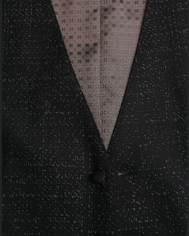 Dolce & Gabbana Men's Black Brown Silk Waistcoat Dress Formal Vest And Black