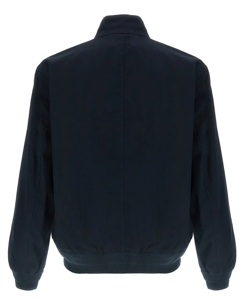 Ralph Lauren Logo-Embroidered Cotton Bomber Jacket — Navy Navy