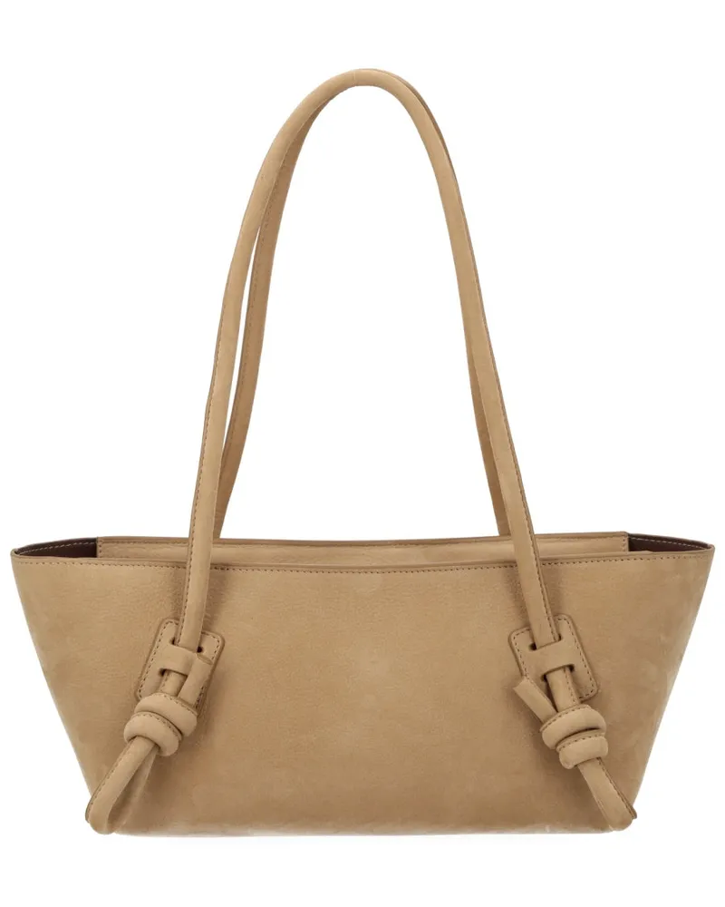 HEREU Women's Shoulder Bag Fleca Beige Leather Beige