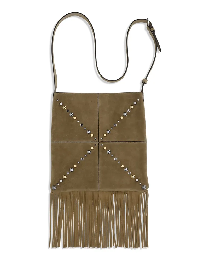 Valentino Garavani Nellcôte Shoulder Bag — Beige Beige
