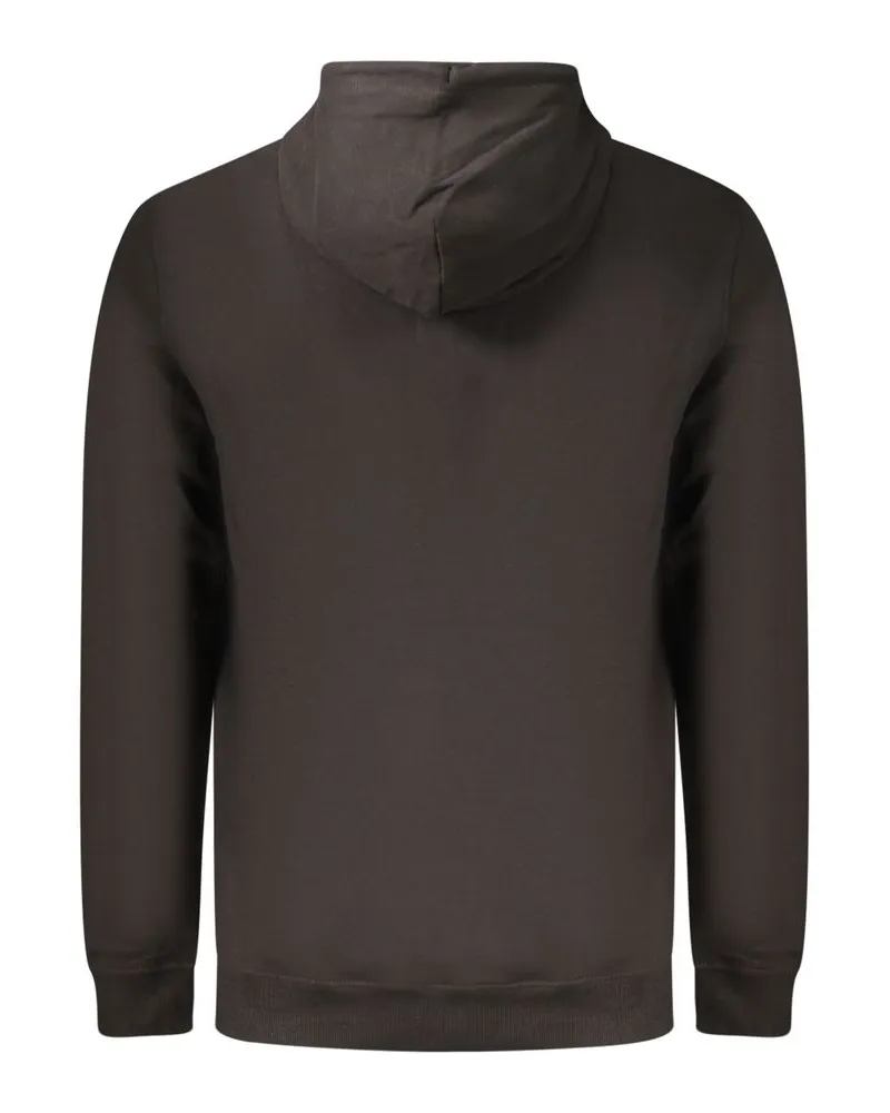 Tommy Hilfiger Logo-Embroidered Cotton Hoodie — Black Black