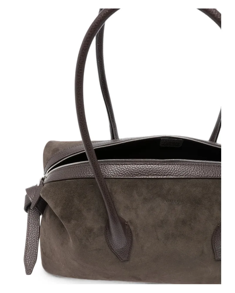 YUZEFI Brioche Duffle Shoulder Bag — Brown Brown