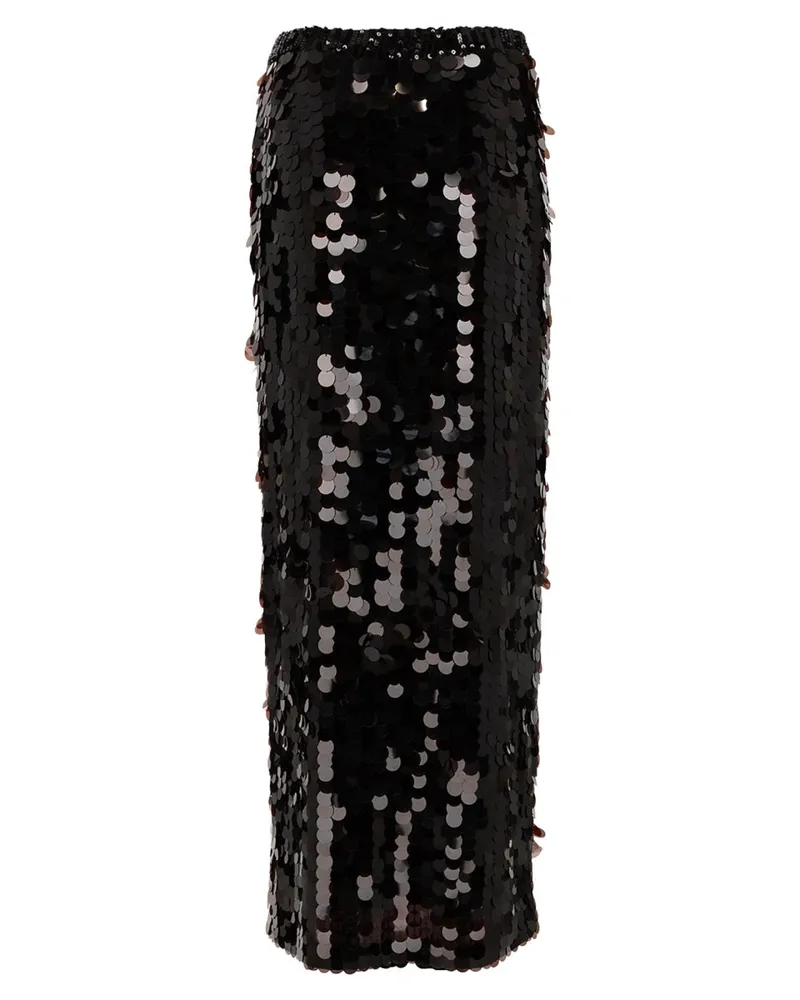 P.A.R.O.S.H. Macro Sequin Skirt — Brown Brown