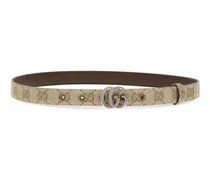 Women's Beige Fabric Thin Belt